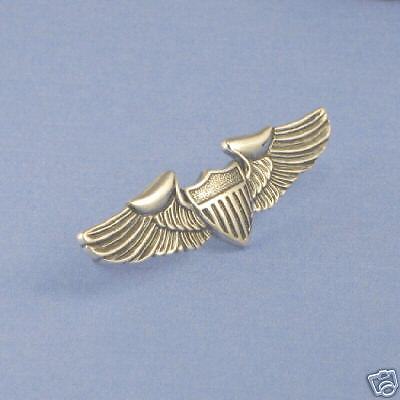 Pilot Wings   Private  Corporate  Solid Sterling Silver  