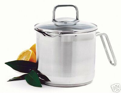   18/10 Stainless Steel Vented 12 Cup Multi Pot with Glass Straining Lid