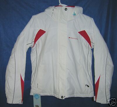 Womens DARE2BE Ski/Snowboard Jacket White Size 6 8 XS  