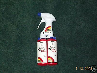 Carpet Cleaning Red Relief Dual Chamber Bottles  