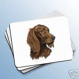 IRISH SETTER Dog Head Computer MOUSE PAD May Mousepad  