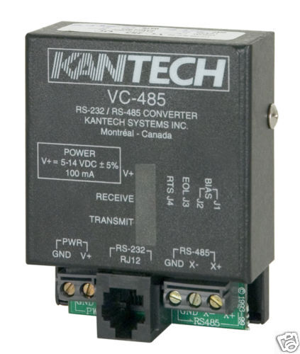 Kantech VC 485 VC485 RS232 to RS485 Converter Access  