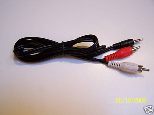 XM / SIRIUS OR WALKMAN, DISCMAN./4,RCA CABLE NEW36  