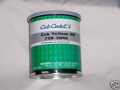 Cub Cadet Quart Yellow Paint 1999 to 2011 #759 3945  