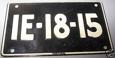 1953 General Mills Wheaties Portugal Mini License Plate