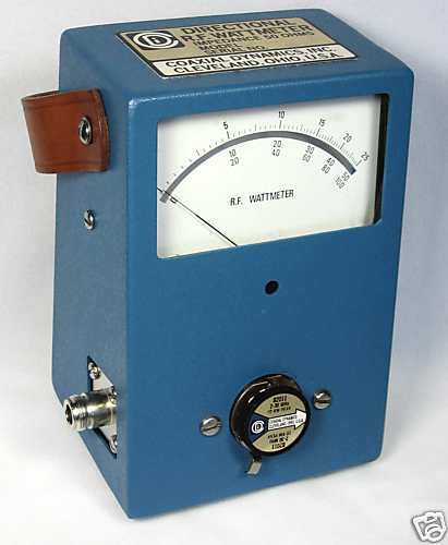 Coaxial Dynamics 81000A RF Wattmeter Bird 43 Compatible  