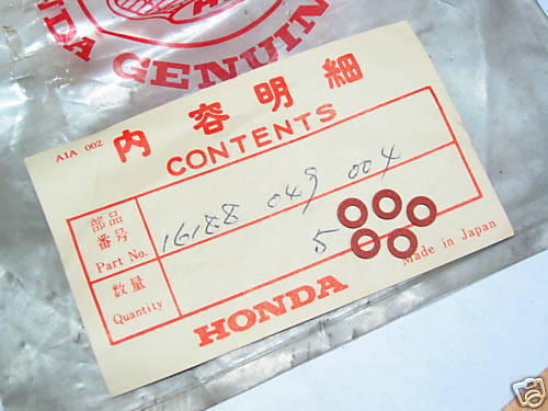 Honda C310 C320 CB50M TS50 TS50DX Z50A Washer Plain JP  