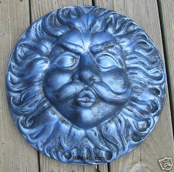 Wind God Concrete cement plaster wall plaque mold  