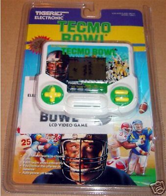 TIGER ELECTRONIC HANDHELD TECMO BOWL FOOTABLL GAME MIP  