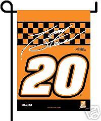 TONY STEWART #20  TWO SIDED GARDEN FLAG  