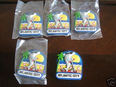 Atlantic City Refrigerator Magnets Lot of 5 Dolphin NEW  