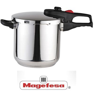 MAGEFESA 18/10 Stainless Steel Pressure Cooker 6.4Qt  