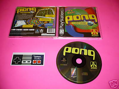 pong the next level original playstation ps1 complete!