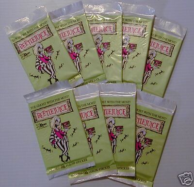 PACKS BEETLEJUICE UNOPENED TRADING CARDS 1990  