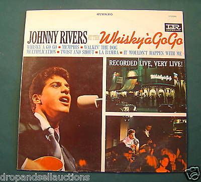 Johnny Rivers Whiskey A Go Go 1964 Record LP Vinyl  