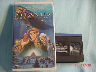 Atlantis The Lost Empire (2002, VHS) 786936163759  