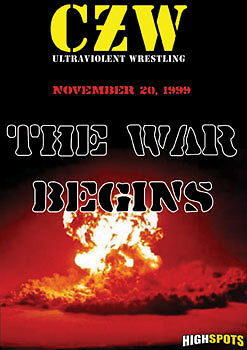 Combat Zone Wrestling The War Begins DVD, CZW  