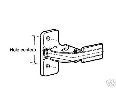 Storm Door Push Button Handle (K 5136)  