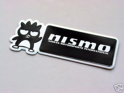 NISSAN NISMO BAD BADTZ MARU EMBLEM BADGE DECAL RARE JDM  