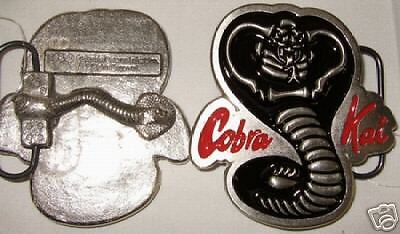 RARE NEW COBRA KAI SNAKE BELT BUCKLE THE KARATE KID EMO  