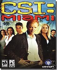 CSI MIAMI CD ROM COMPUTER VIDEO GAME 4 PC NEW  