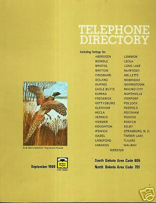 1969 Telephone Book (Directory) Aberdeen South Dakota +  