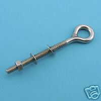 METRIC WELDED EYE BOLT 304 STAINLESS STEEL 6mm X 1.25  