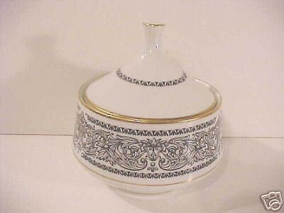 Mikasa Brindisi 5854 Covered Sugar Bowl with Lid  