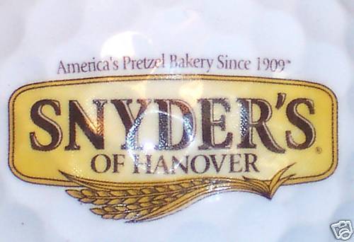 FOOD (1) SNYDERS OF HANOVER LOGO GOLF BALL BALLS  