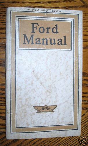 1915 1916 1917 1918 1919 Ford Model T Car & Truck Owners/Operator 