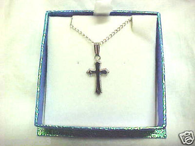 baby jewelry sterling silver cross necklace