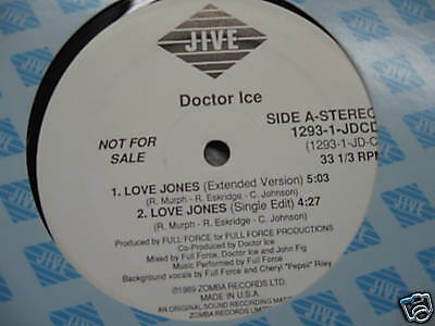 DOCTOR ICE   Love Jones   R&B HIP HOP 12  