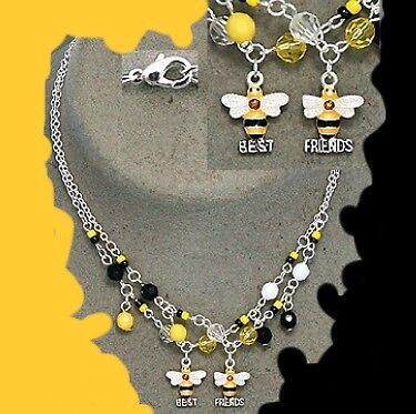 Childrens Bumblebee Friend Yellow Bee Kids Jewelry Set