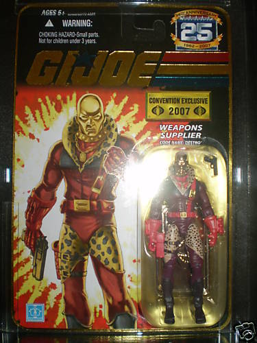 GI JOE GOLD HEAD PIMP DADDY DESTRO AFA U90/ 9.0  