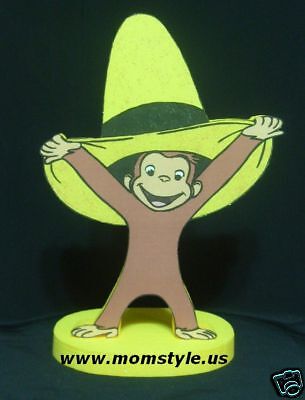 Curious George  birthday party centerpiece decoration 