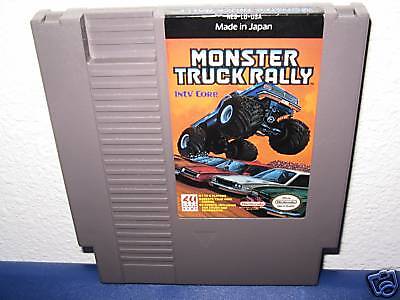 MONSTER TRUCK RALLY   Original Nintendo Nes game 18571091037  