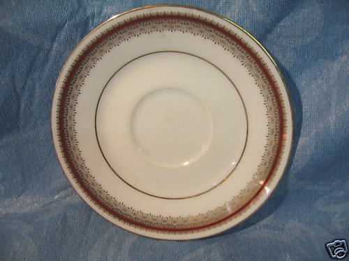 NORITAKE   DORAL MAROON   2992   SAUCER ONLY  