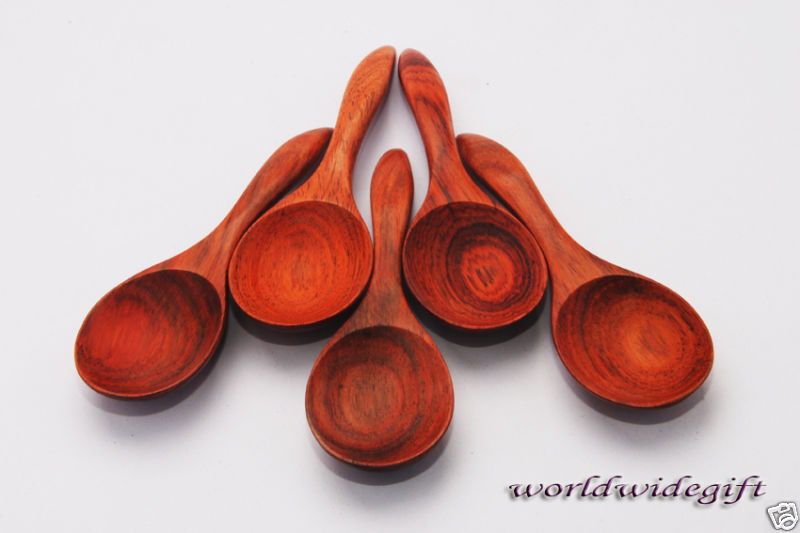 Wood Utensil 5 Rosewood Soup Spoon 5 UNVARNISHED rose  