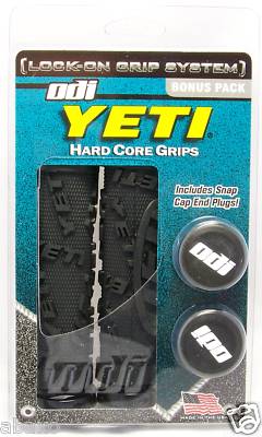 Yeti Lock-On MTB Grips Bonus Pack ODI,Black,New